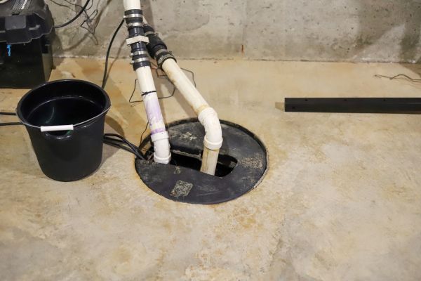 Interior Basement Drainage in Grand Haven